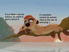 If a problem can be solved...