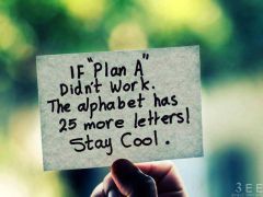 If Plan A didn\'t work