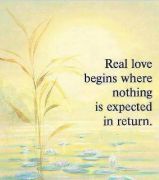 Real love begins