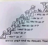 Which step have you reached today?